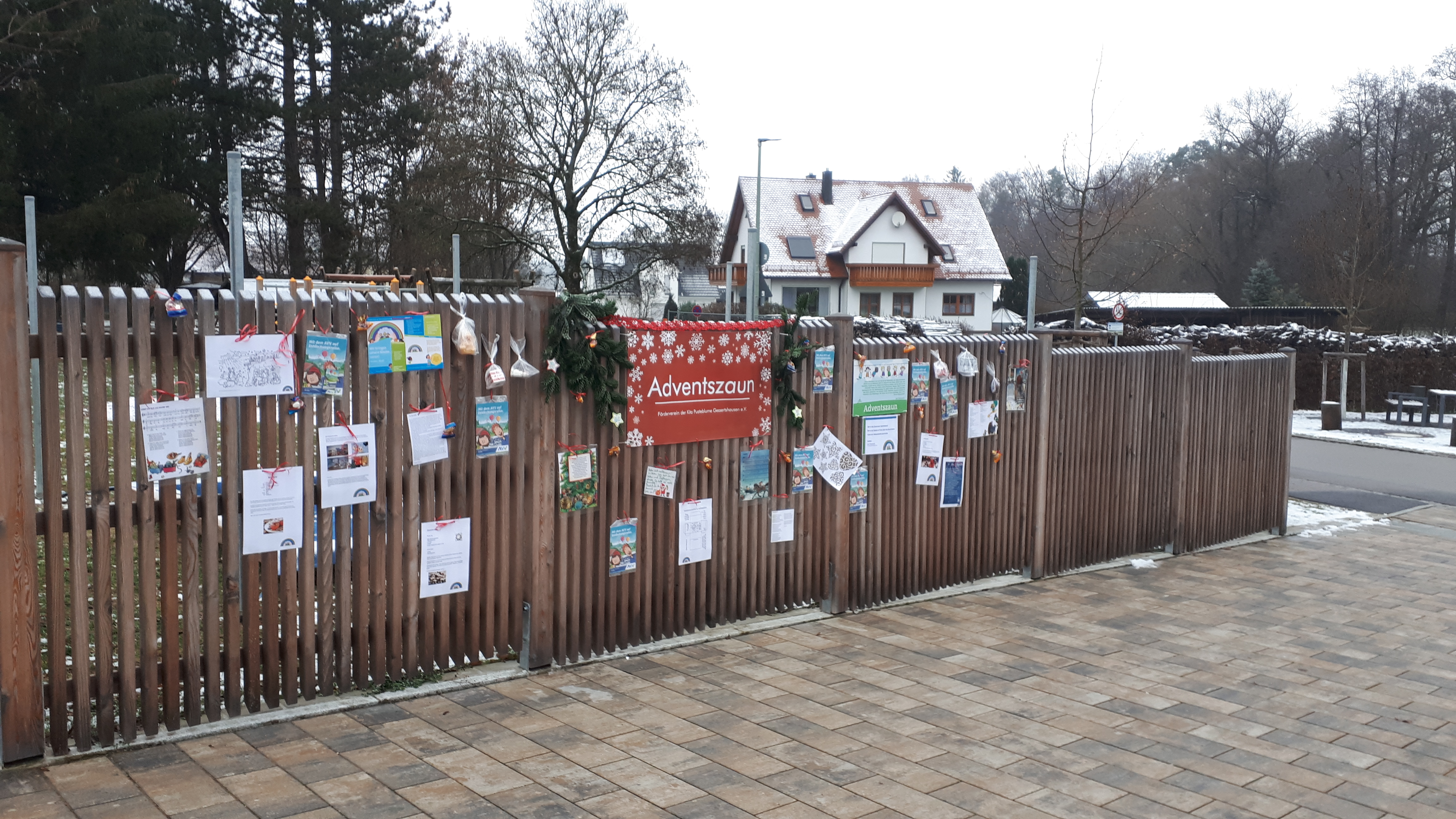 Adventszaun für Gessertshausen